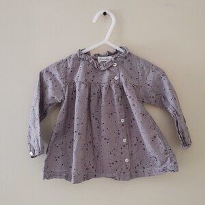 TOCOTO Vintage | Gray Star Blouse